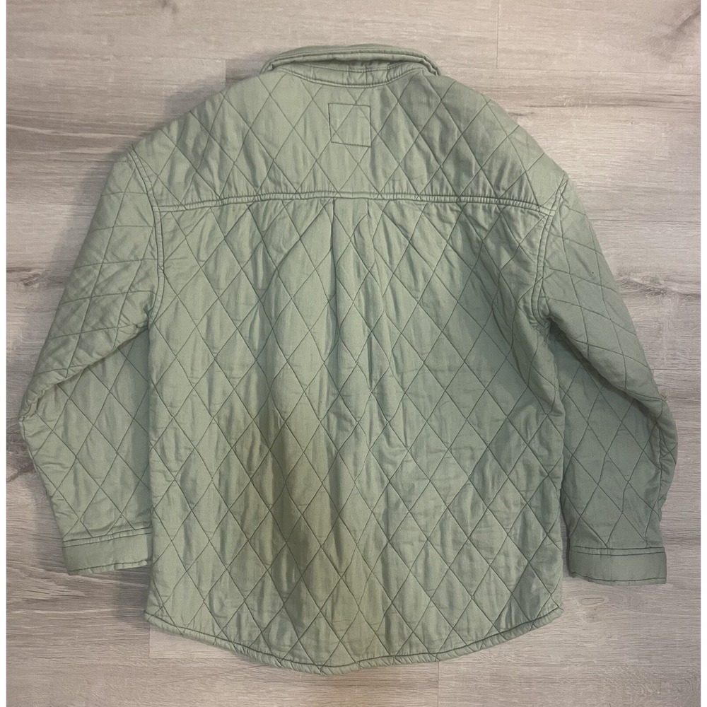 Gap Kids Button Up Green Jacket Youth Girls XXL Pockets - Picture 2 of 5